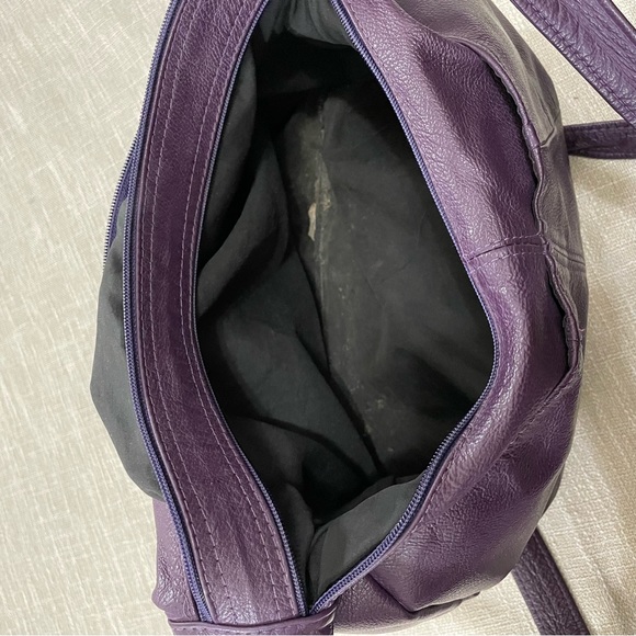Ace Leather Goods Purple Leather Concealment Purse - Picture 7 of 9